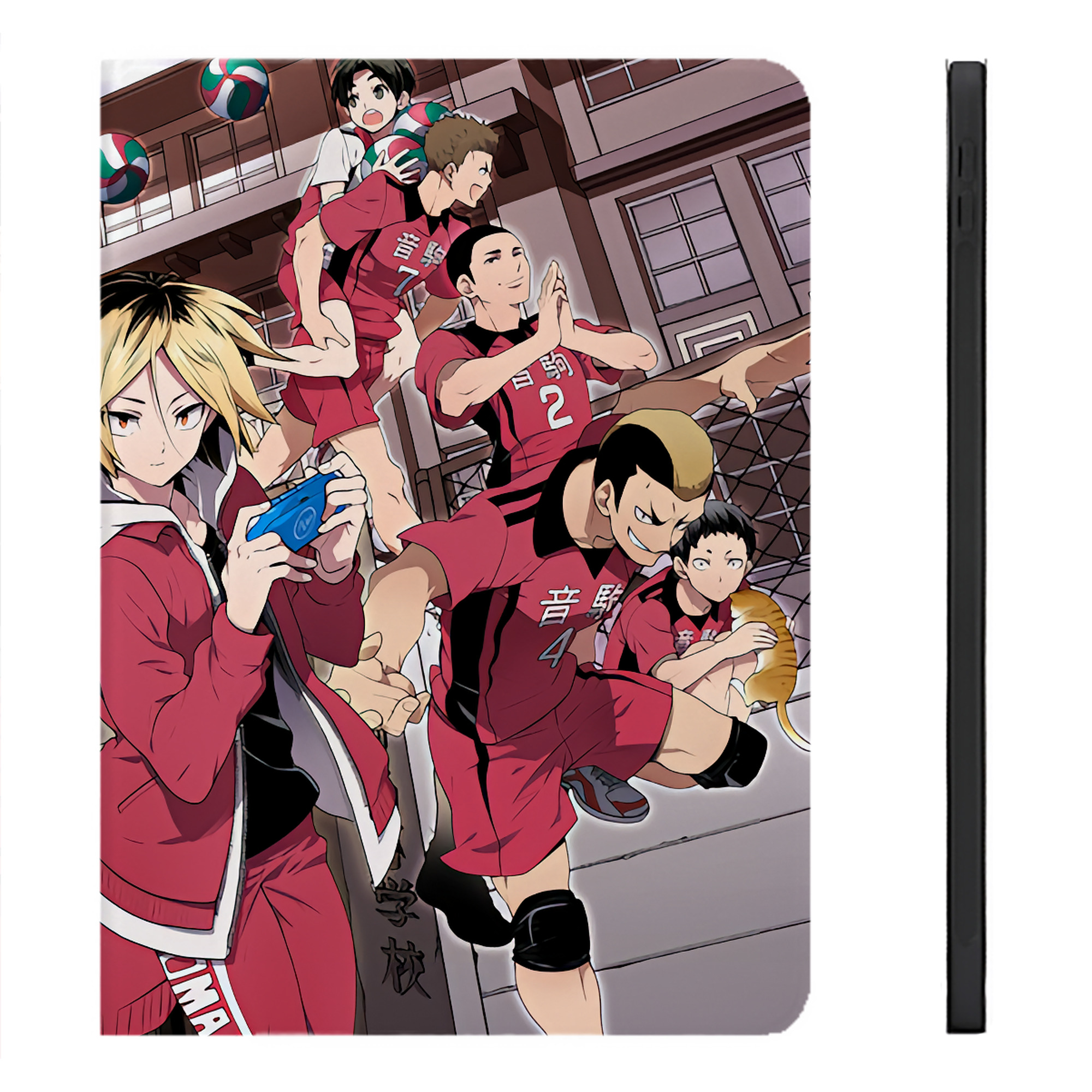 （画像用） ハイキュー!! Haikyu!! IPadケース ペンホルダー付き ブックスタイルデザイン